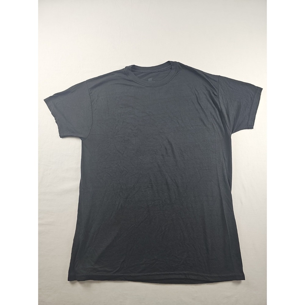 Hanes Mens T Shirt Size M Short Sleeve Comfort Stretch Crew Neck Solid Stain